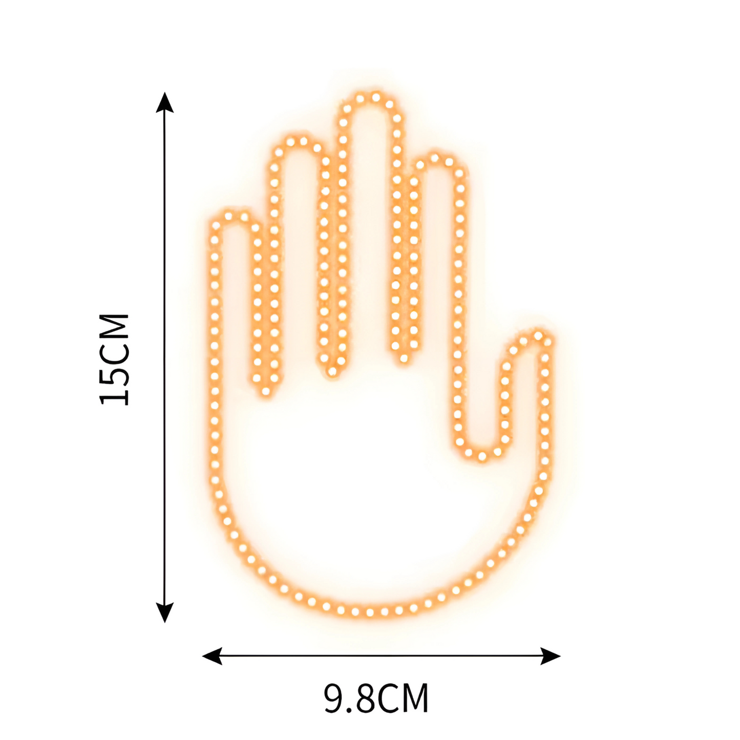 Flick Switch -  LED Hand Sign